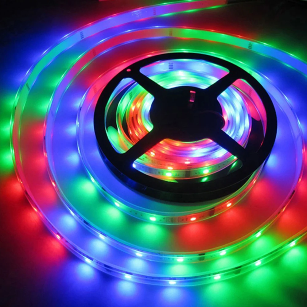 

DC 12V 5M 150LEDs 6803IC 5050 SMD Dream Color LED Strip Light 133-CH RF Remote Controller+12V 5A 60W Power Supply Adapter