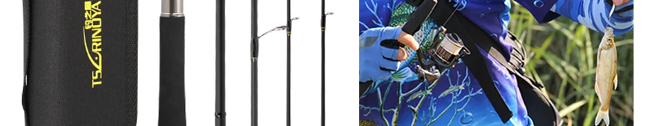TSURINOYA PARTNER углеродная Удочка 1,89 м 2 UL Tips FUJI Ring Lure вес 2-7 г портативная спиннинговая удочка для морской рыбалки