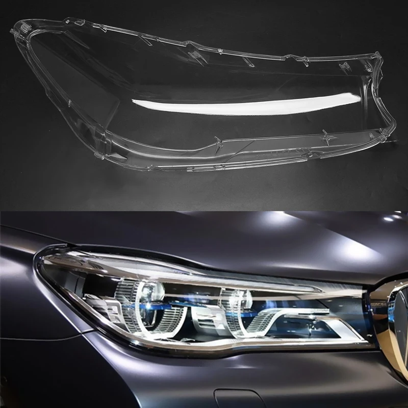 

Car Front Headlight Cover Head Light Lampshade Glass Lens Shell Case For BMW 7 Series G11 G12 730Li 740Li 2016-2018
