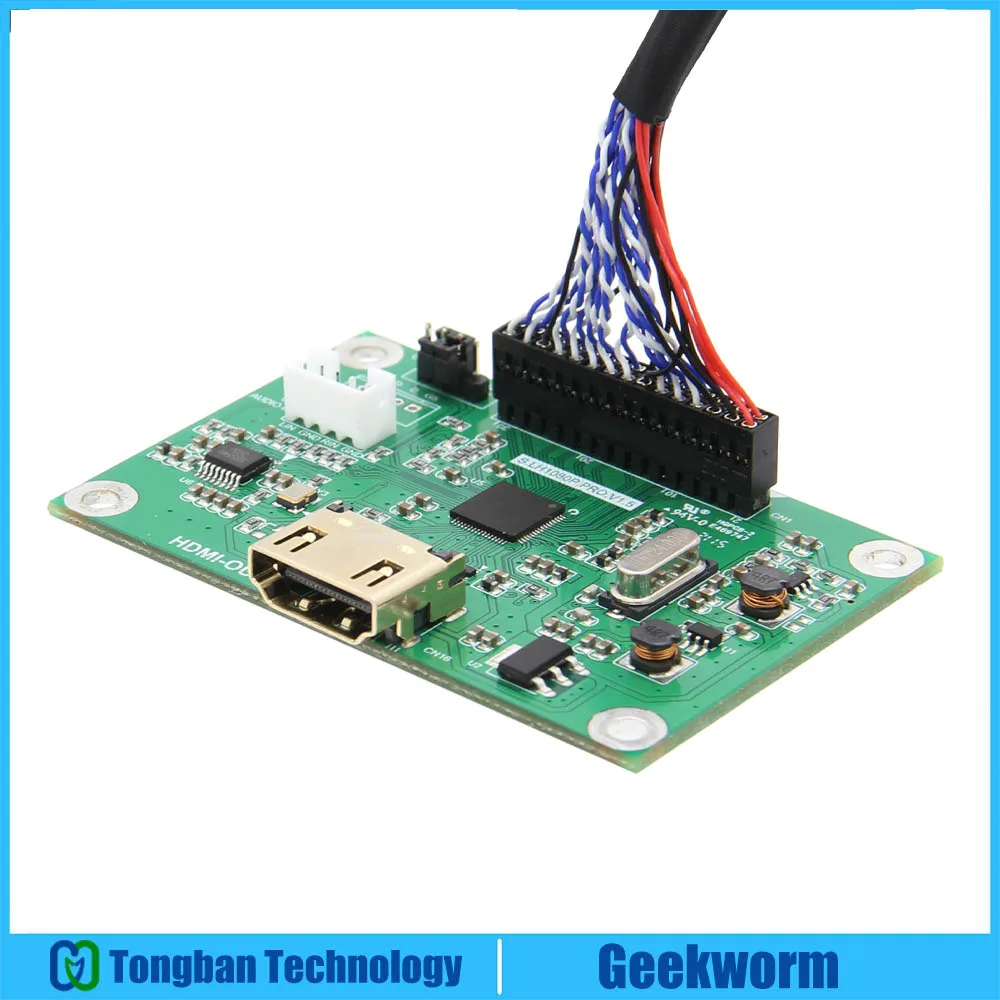 Конвертер платы адаптера LVDS в HDMI совместимый с разрешением 1080P 720P|lvds to hdmi|lvds hdmilvds