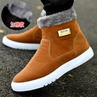 new winter mens shoes warm casual shoes leather fashion high top sports walking lace up mens ankle boots zapatillas hombre