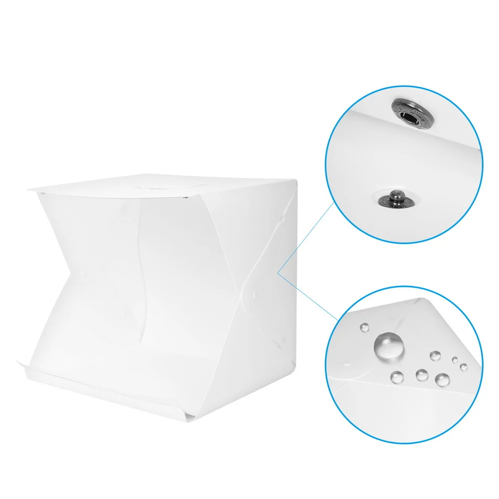 2LED лайтбокс световая коробка мини фотостудия коробка 1100LM фотостудия световая студия Съемка Палатка коробка комплект и 4 цвета фона