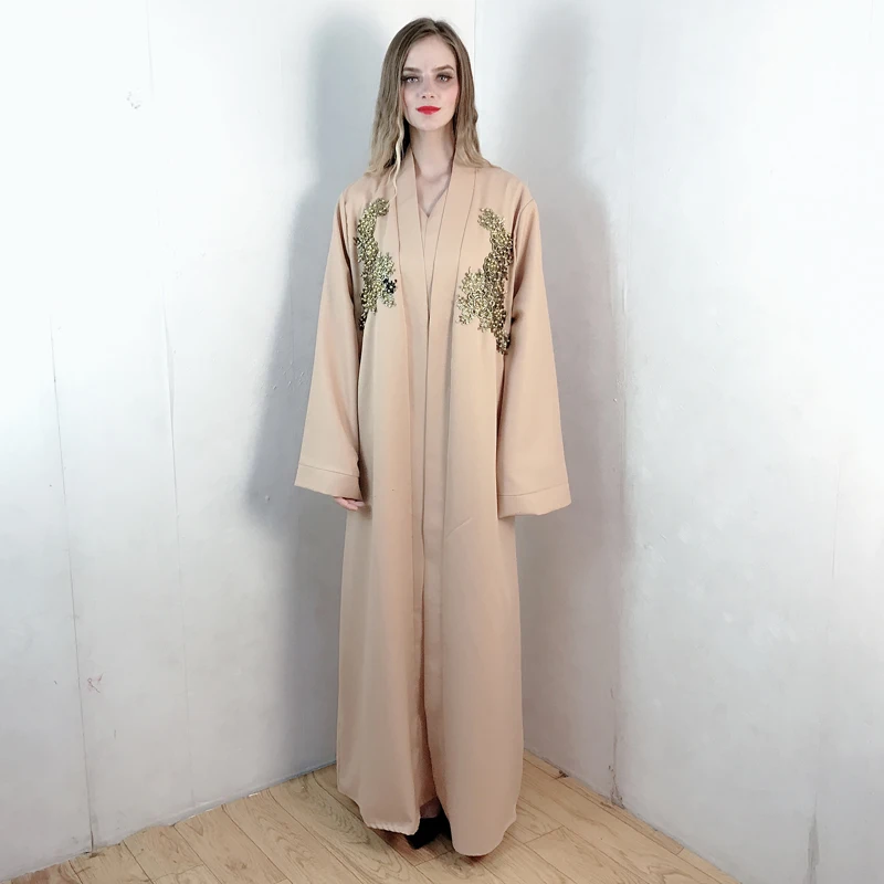 Мусульманское платье Abaya Дубай, кафтан, кимоно, халат Бангладеш, мусульманская одежда, кафтан, турецкий праздник, подарок, PartF984