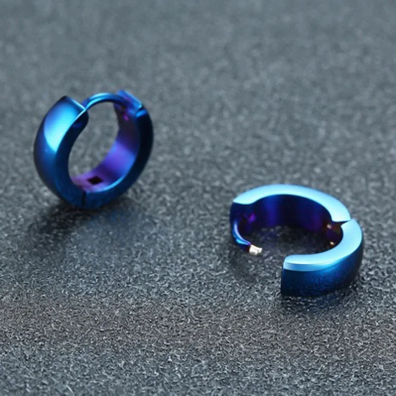 Хит модные для мужчин и женщин в стиле панк серебро золото черный синий цвет