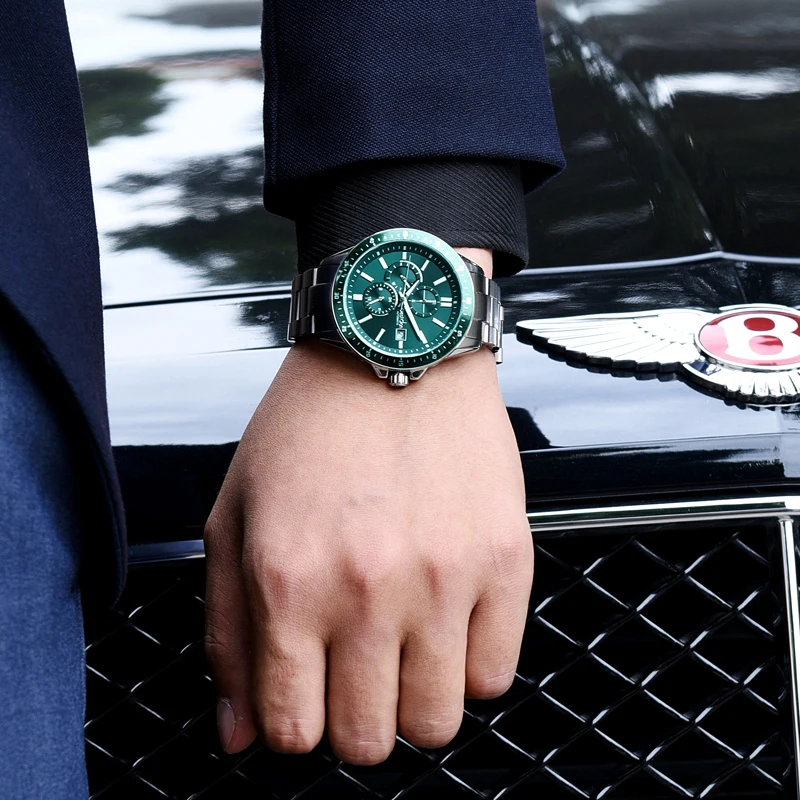 Мужские часы Топ бренд Роскошные автоматические механические мужские полностью