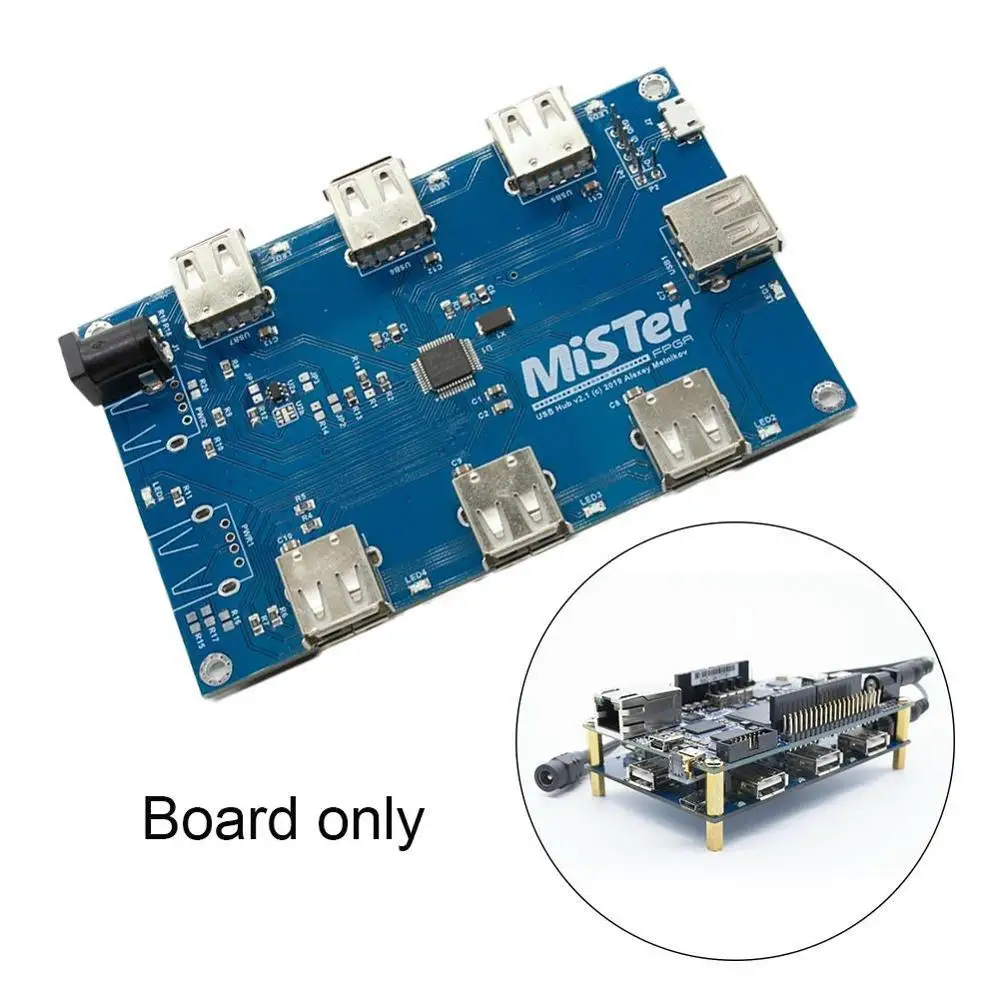 

Manual welding MisTer USB Hub v2.1 board For MisTer USB Ports FPGA 7 G9W5
