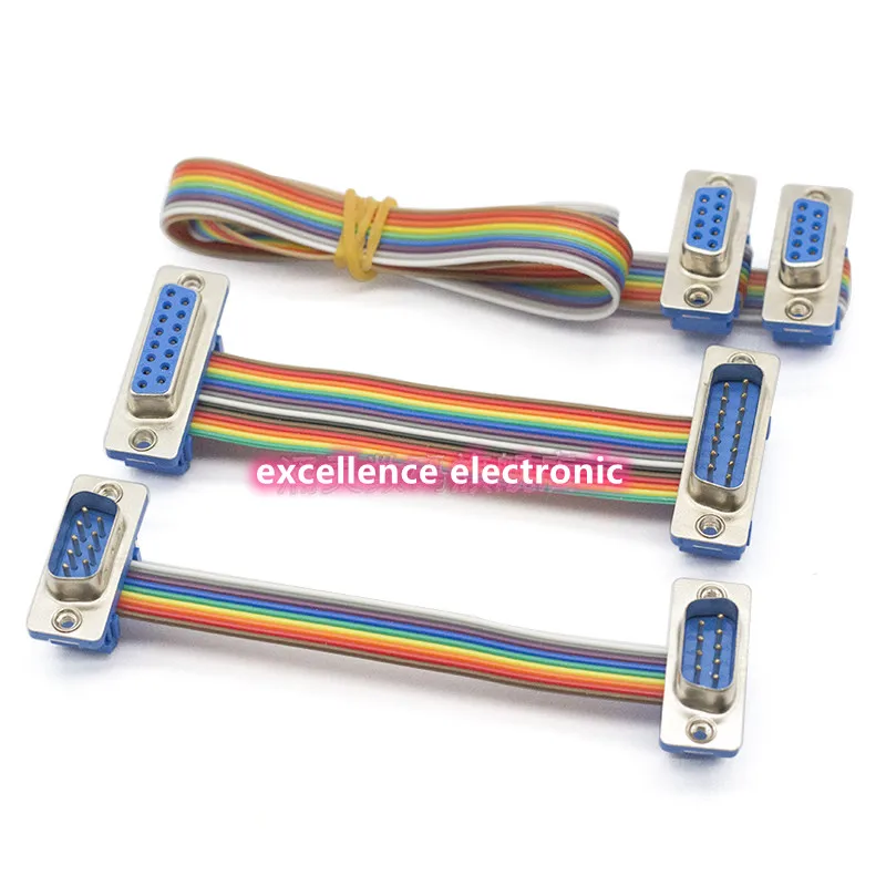 Кабель-удлинитель D-SUB DIDC 9 15 25 37Pin DB9 DB15 DB25 DB37 штекер-гнездо D-SUD последовательный