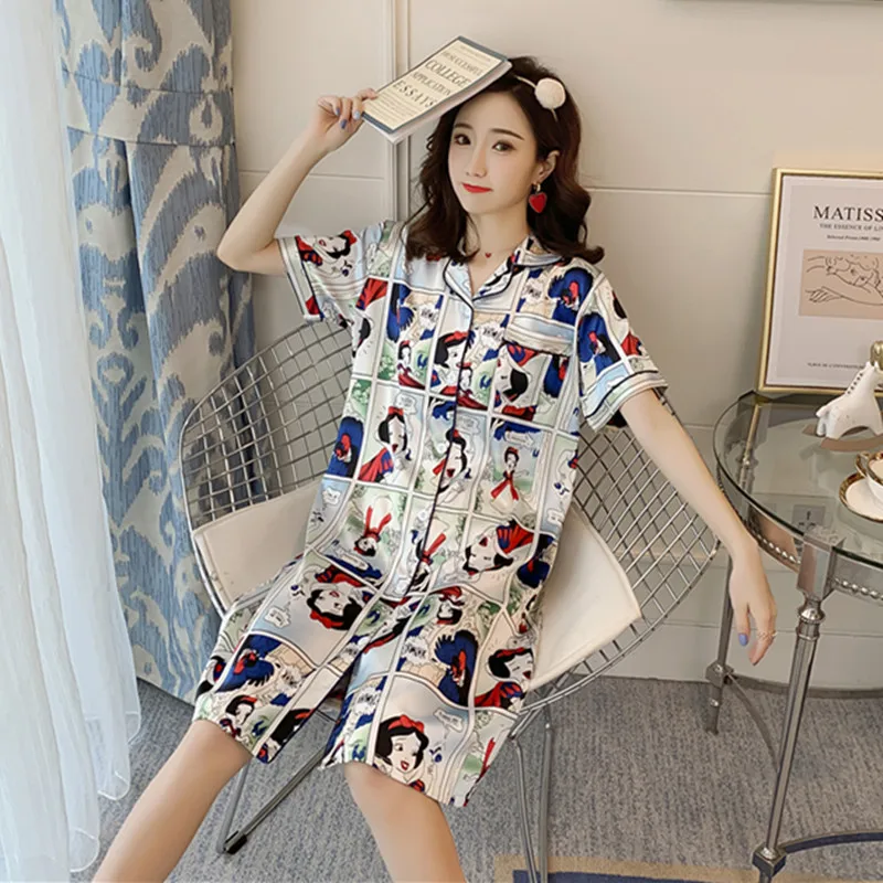 

Woman Night Sleepwear 3 Plus Large Lingerie Sleepwear Stain Silk Sleeping Dress Long Nightgown