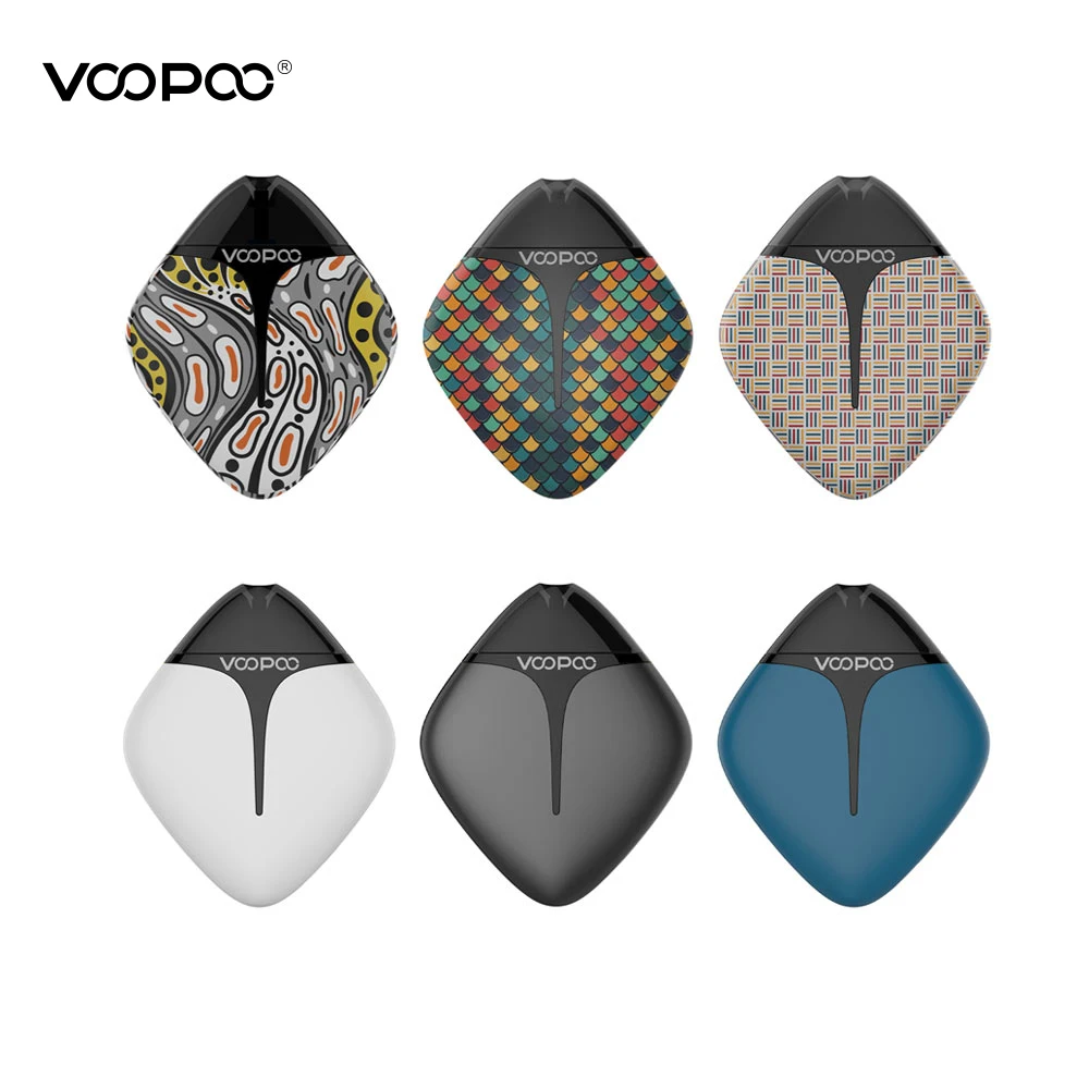 Оригинальный VOOPOO Finic комплект рыбок 350 мАч батарея с 1 7 мл pod картридж стартовый
