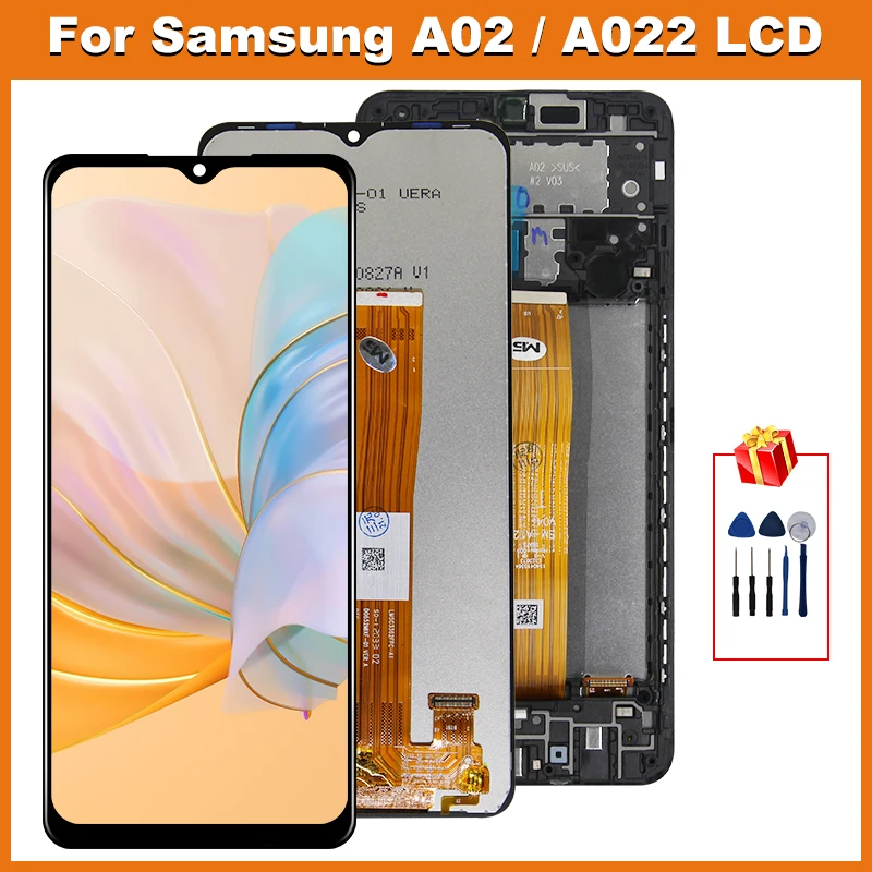 

6,5 ''дисплей для Samsung Galaxy A02 A022F ЖК-дисплей сенсорный экран дигитайзер Замена для Samsung A022M A022M/DS A022G LCD