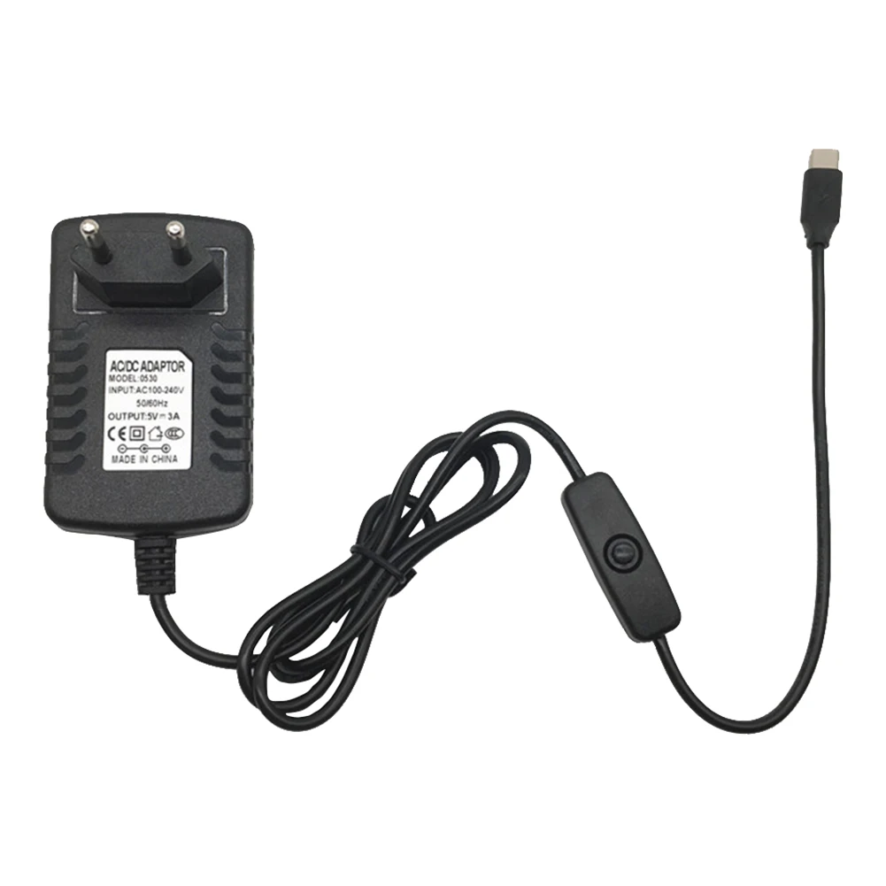 5V3A блок питания Зарядка защита от перегрузки адаптер USB с переключателем