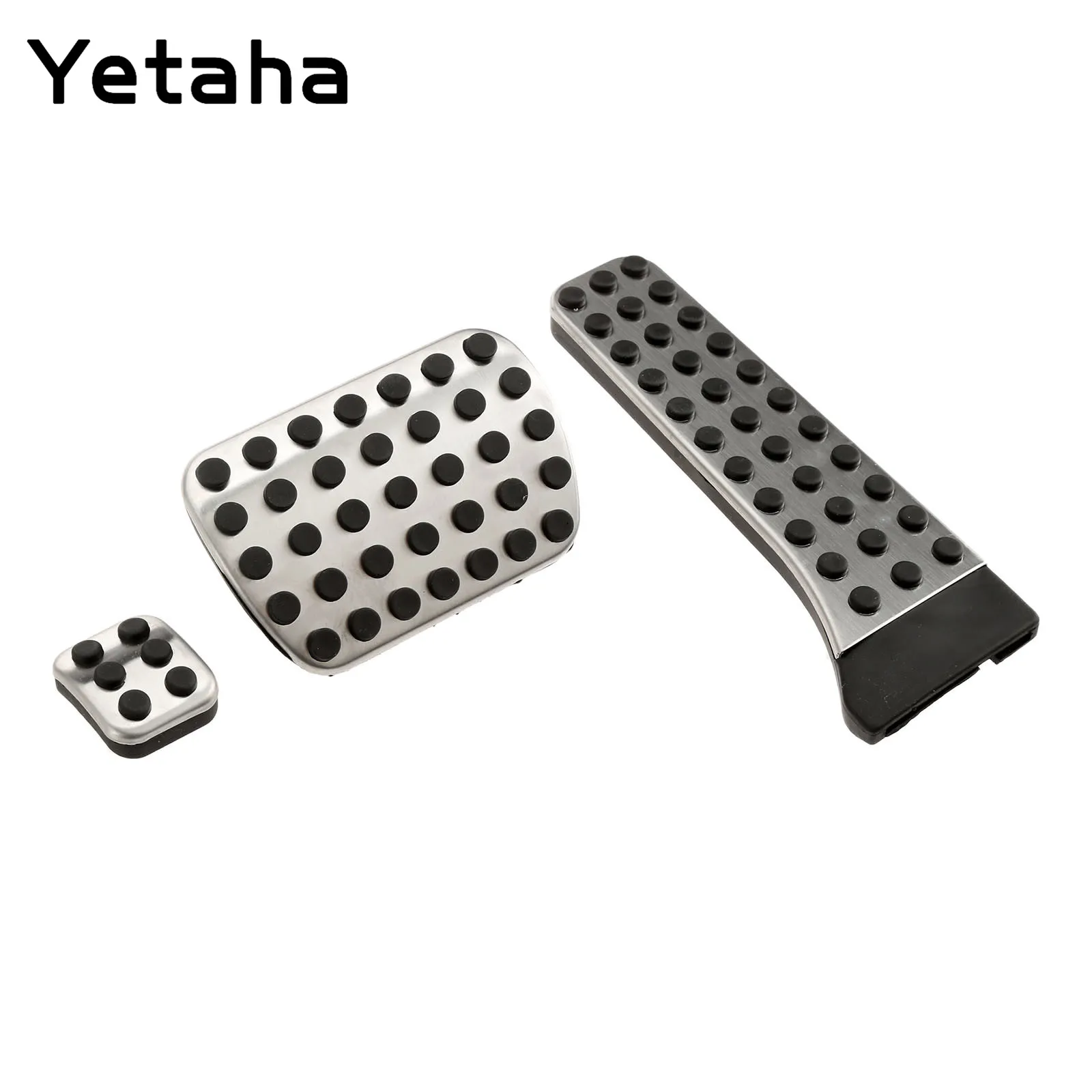 Топливные педали для стояночного тормоза Yetaha из нержавеющей стали нескользящая