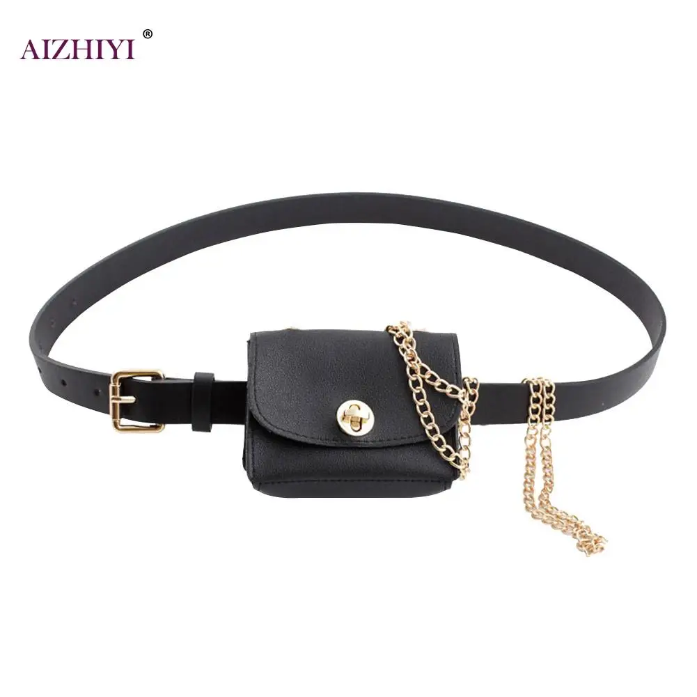 

Fashion Belt Bags Vintage Waist Belt Bags Phone Pocket PU Leather Waist Pouch Vintage Lady Fanny Pack wholesale 2020