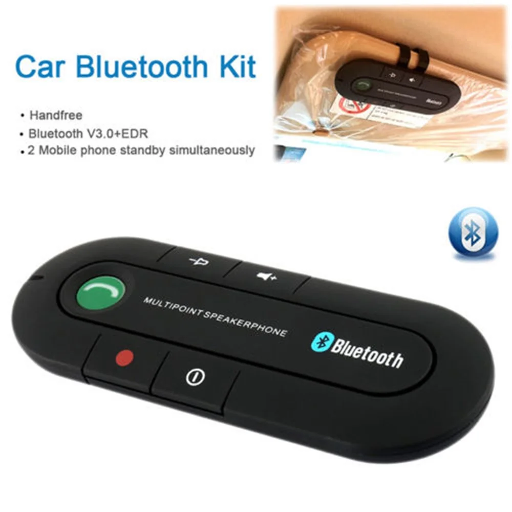 

Универсальный автомобильный комплект Bluetooth беспроводной громкой связи динамик телефон в автомобиль динамик телефон