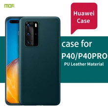 For Huawei P40 Pro case P40 case PU Leather Back Cover Liquid Silicone Protective Cover luxury top quality original style