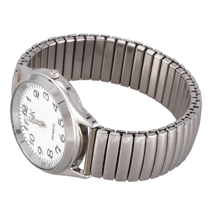 Большие Стрейчевые стальные мужские и женские спортивные наручные часы 1 4 дюйма -