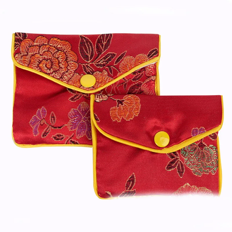 

Hot Selling 3Pcs Jewelry Storage Bag Chinese Tradition Pouch Purse Gifts Jewels Organizer -B5