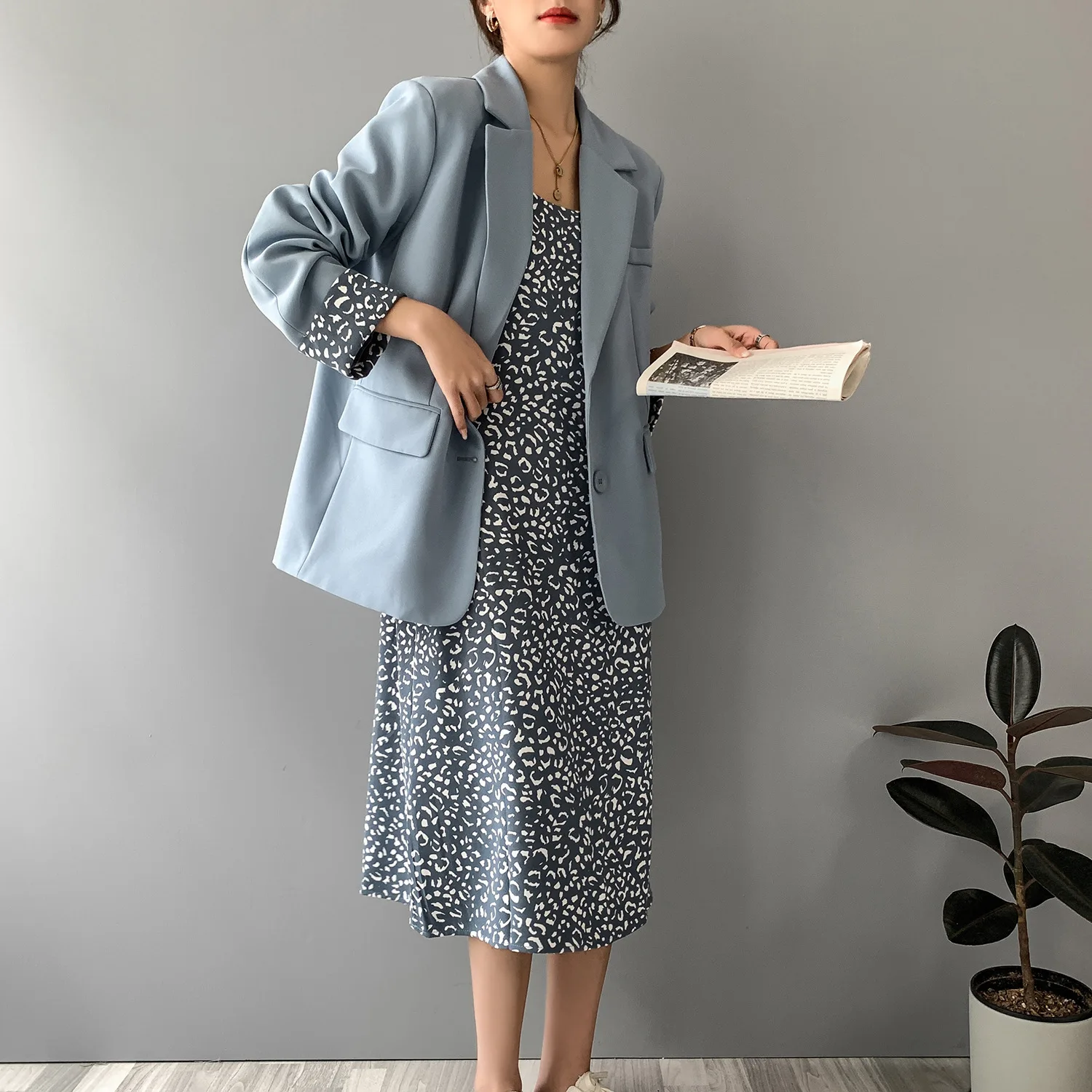 

2021 Fashion Women Summer Leopard Print Long Dress Vestidos Sleeveless Women Elegant High Quality Dress Vestidos