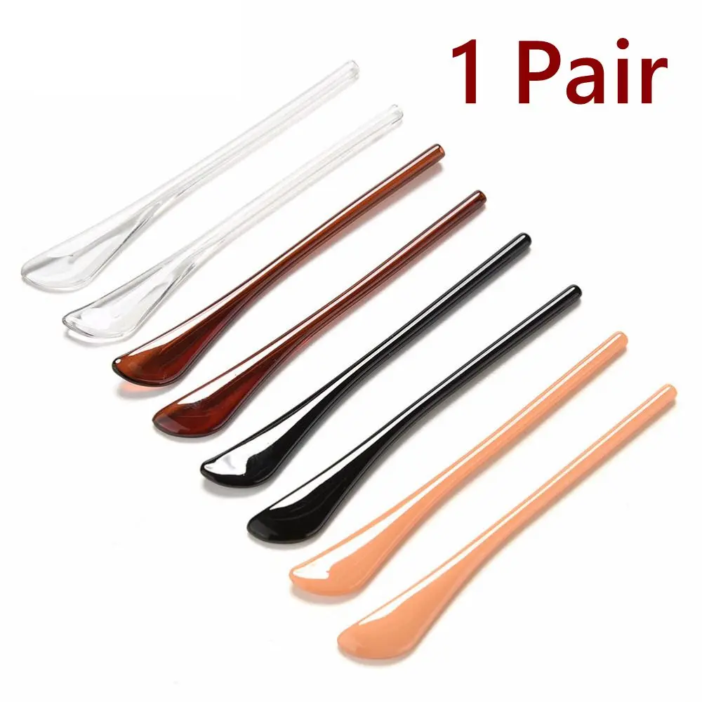 

1Pair Metal Glasses Thin Leg Anti Slip Slim Hole Eyeglass Round Holder Sleeve Soft Silicone Prevent Allergies Ear Hooks