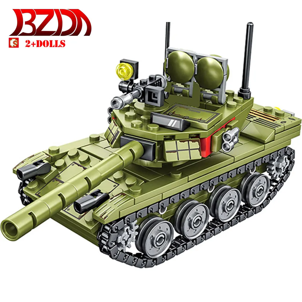 BZDA железное тяжелое снаряжение Военная тематика серия 324 шт. основной боевой танк