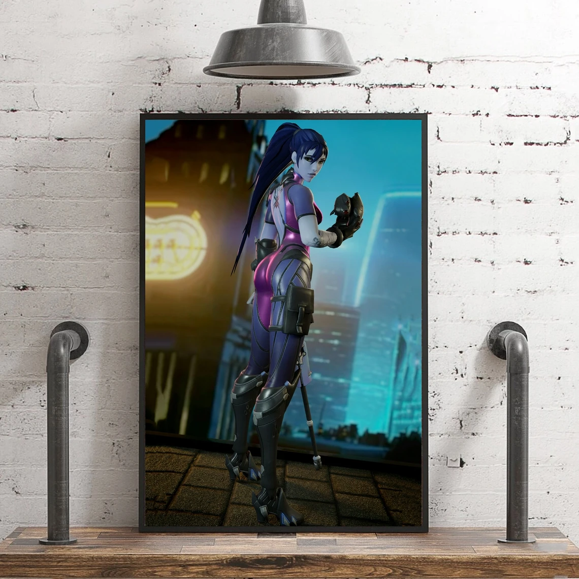 Плакат Overwatch Игра вдова художественный плакат альтернатива минималистскому