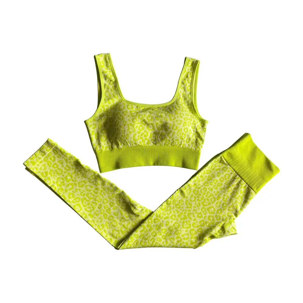 

Women's Tracksuit Fitness Suit Exercise Outfit Workout Clothes For Women Gym Clothing Yoga Set Seamless Leggings Bra Two Piece
