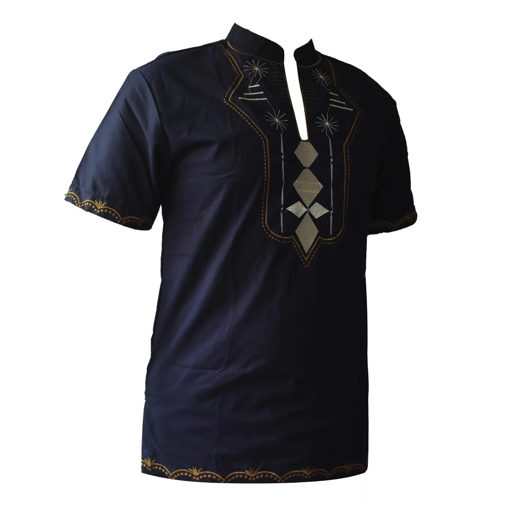 Футболка в африканском стиле Пакистанская сари с вышивкой одежда короткий