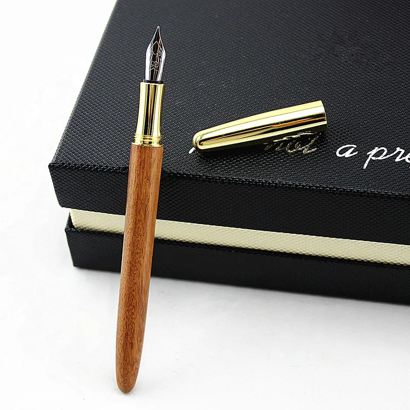 

Remastered классическая деревянная авторучка 0,5 мм дополнительный тонкий наконечник ручки для каллиграфии Канцтовары офисный школьный принадл...