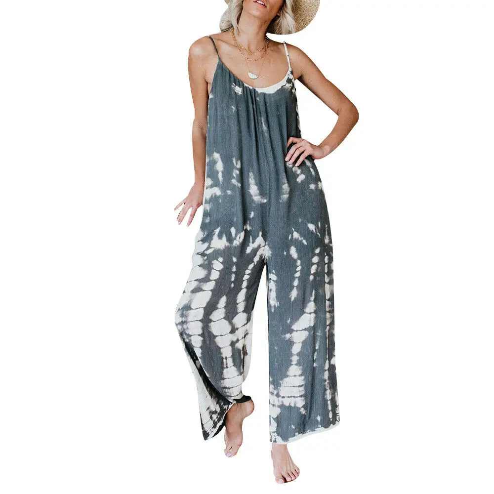 Женский комбинезон без рукавов наряд в стиле пэчворк свободное модное боди на