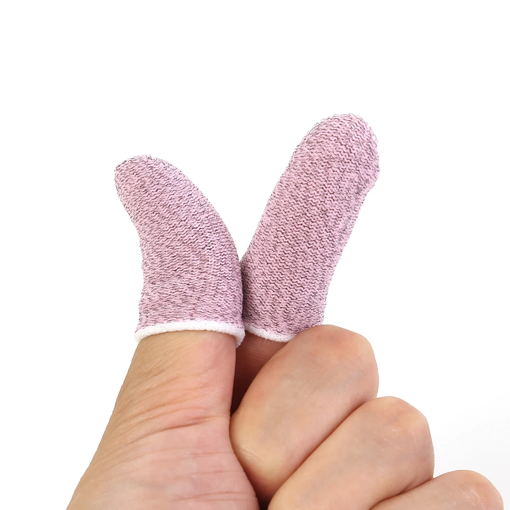 

1Pair Breathable Game Controller Sweat Proof Gaming Finger Thumb Sleeve (F) Touch Screen Sensitive Shoot Glove For PUBG
