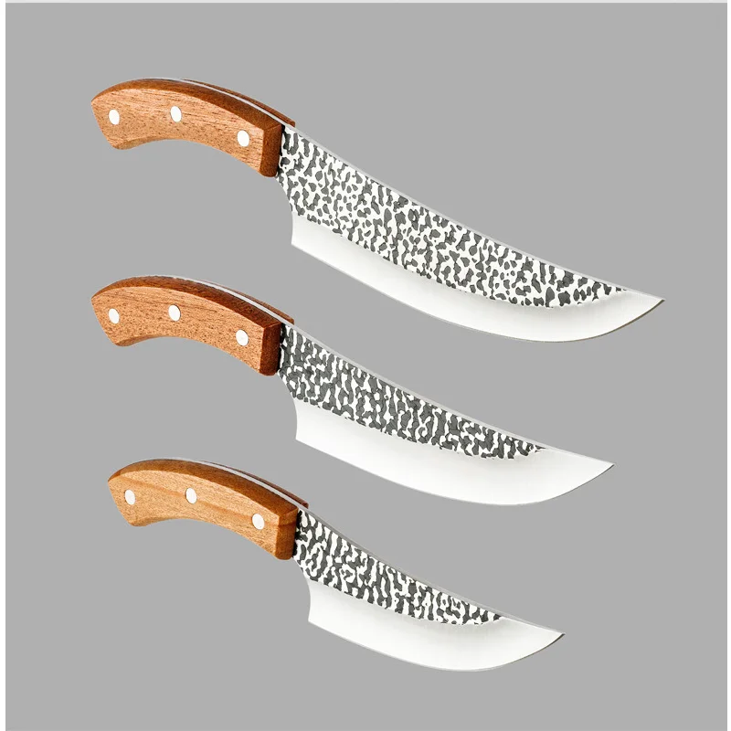 

3CR13 Stainless Steel Kitchen Knife Slaughtering Knife Chef Knife Slicing Knife Meat Knife Picking Knife Kitchen Supplies