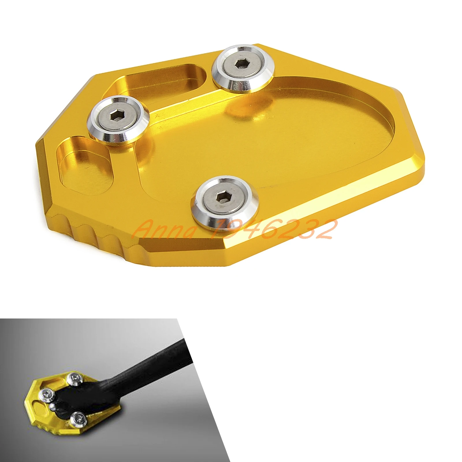 Мотоциклетные Подставки Pad боковая стойка Поддержка для Yamaha MT 07 2014 2015 2016 FZ6 S2 ABS 2004