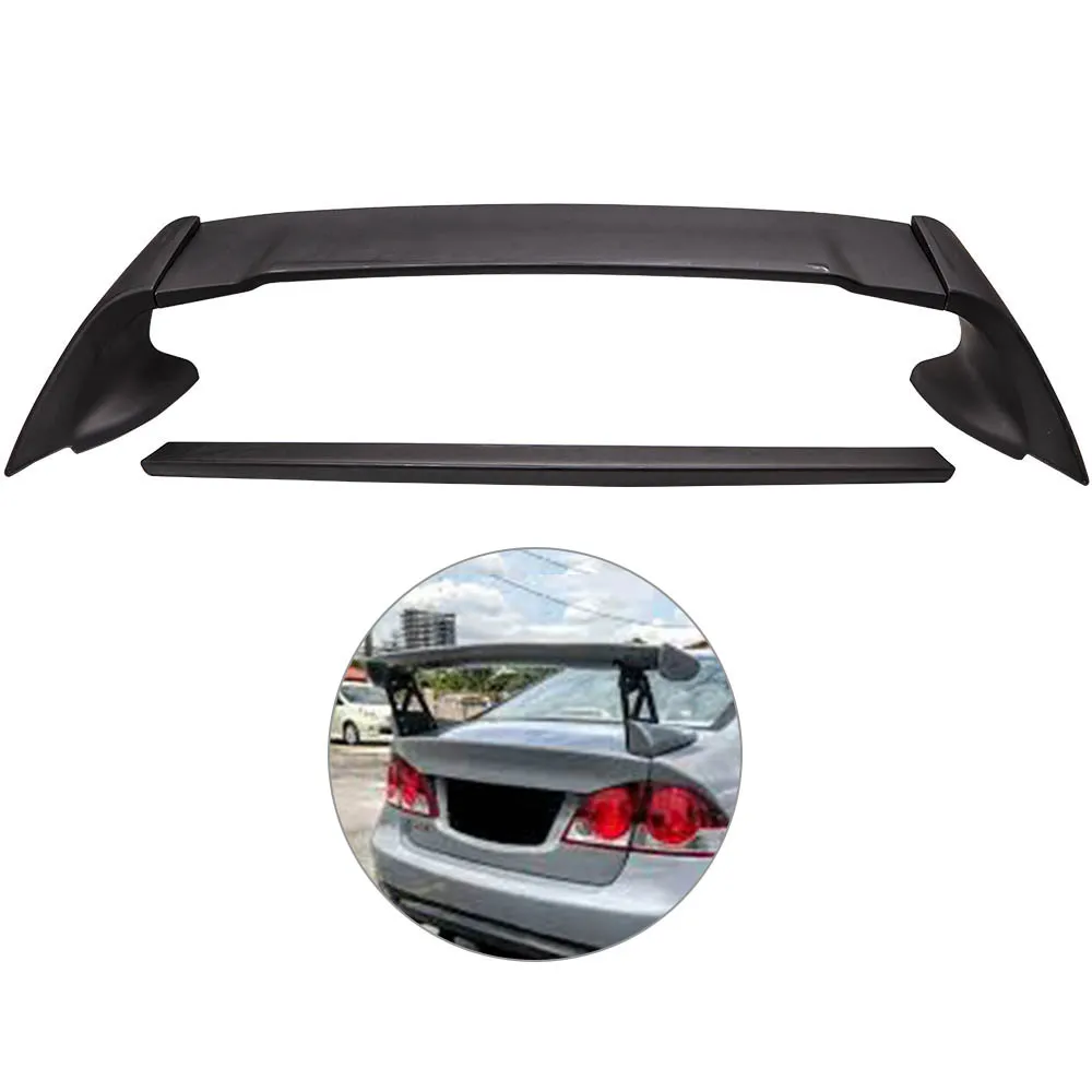 Спойлер на задний багажник крыло для Honda Civic Sedan FD2 FA2 06 11 ABS Plastic Black| |