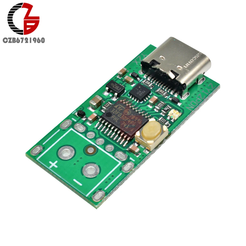 100W USB-PD USB-C Type-c PD3.0 PD2.0 to DC Scam Spoof Fast Charge Trigger Detector Power Supply Regulator Module for Notebook