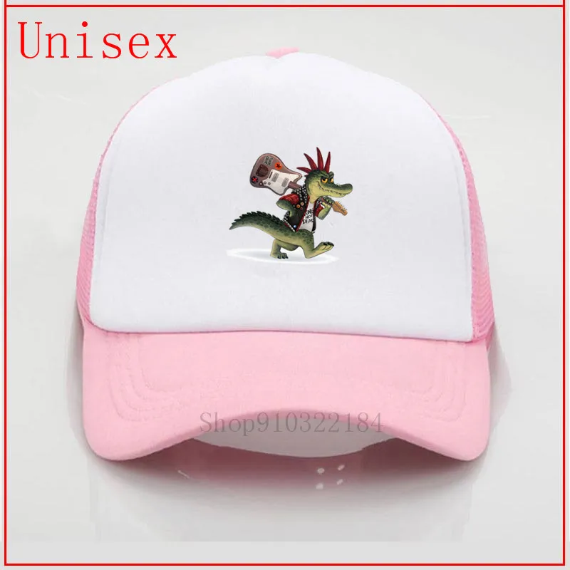 Кепка в стиле панк крокса крокодила гитары рок-н-ролл Мужская кепка 2020