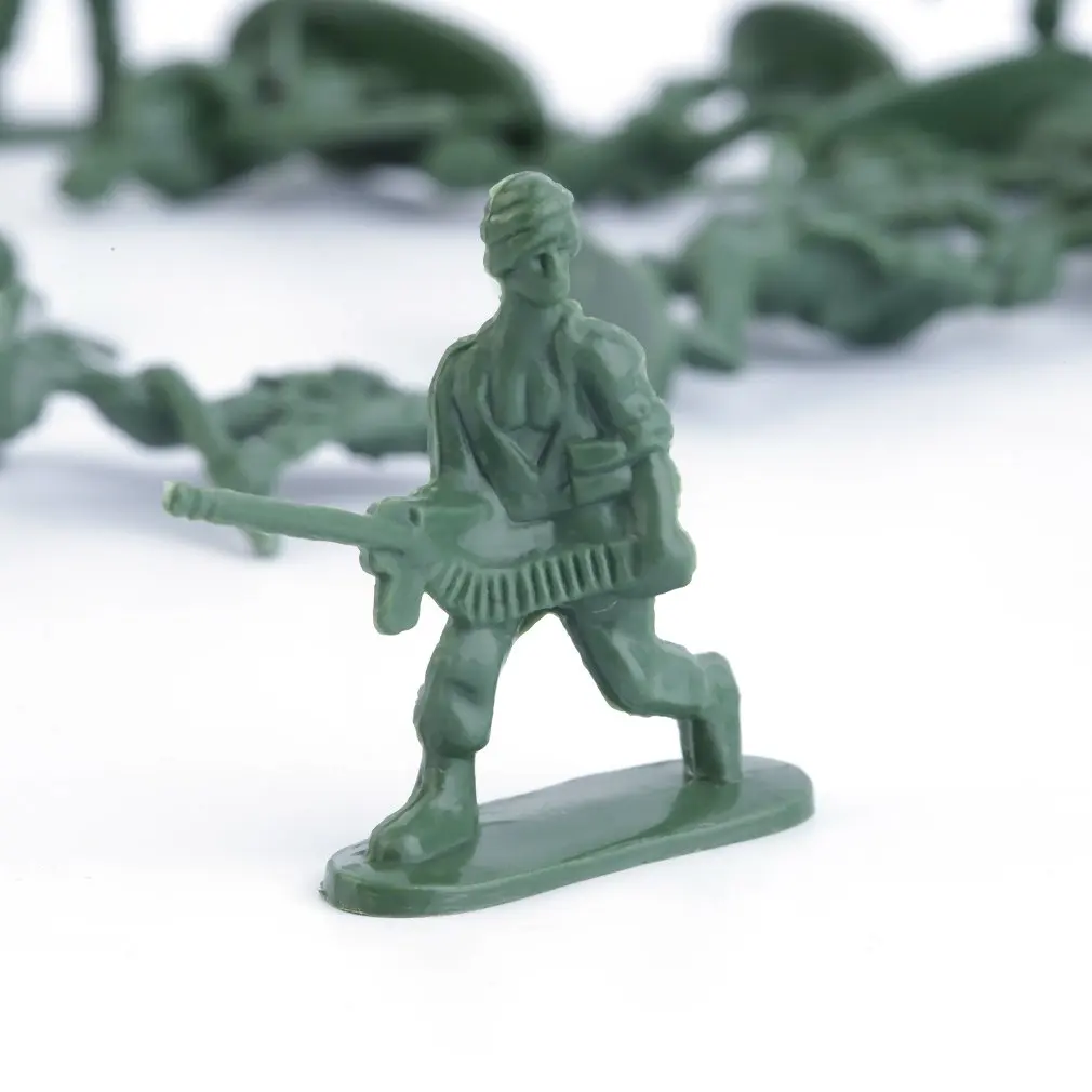 OCDAY 100 шт./упак. военный пластиковые игрушечные солдаты армия для мужчин цифры 12
