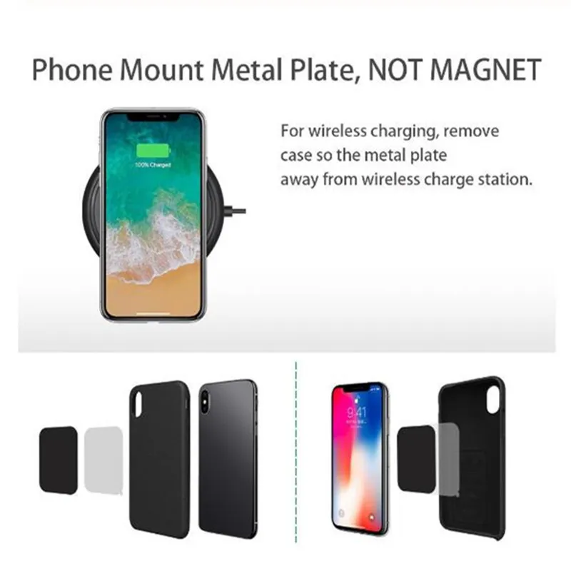 Магнитная металлическая пластина крепление на мобильный телефон магнитная