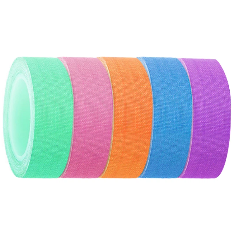 Флуоресцентная УФ-хлопковая лента матовая блестящая светящаяся фиолетовая