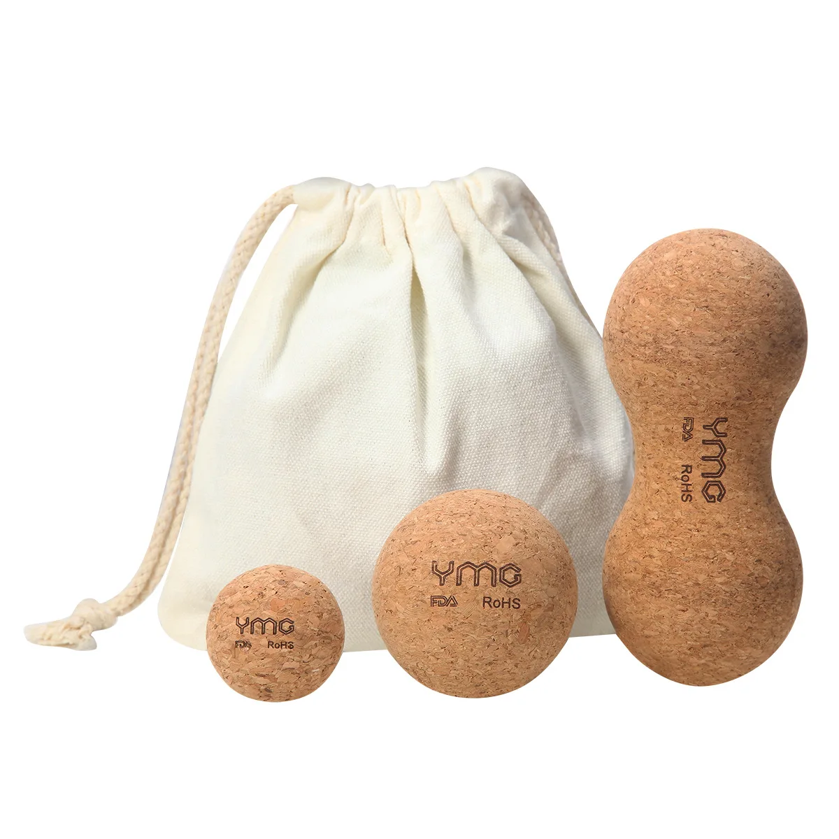 

2022 Best Natural Cork Massage Ball Set for Sale