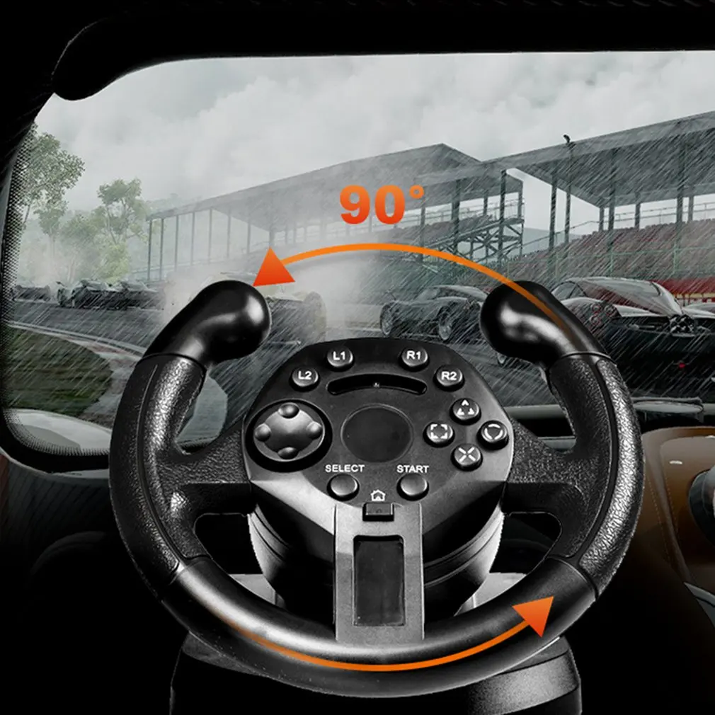 Гоночное Рулевое колесо для PS3 рулевое ПК вибрирующие Джойстики пульт
