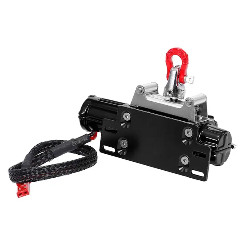 

2020 New Metal Wire Automatic Simulated Winch for 1/10 RC Car Axial SCX10 90046 D90 TRX4