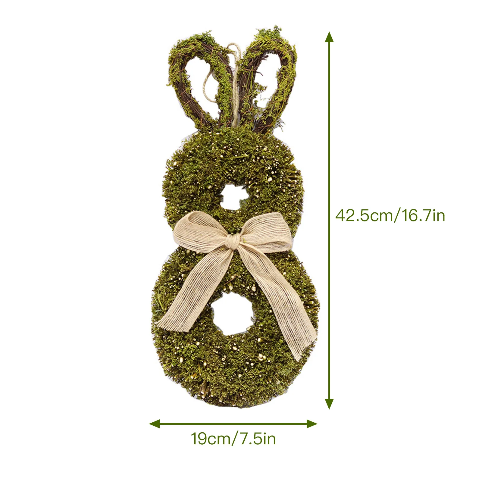 

Easter Decoration Garland Wreaths DIY Garland Rattan Wreath Door Wall Hanging Wedding Christmas Decorations For Home