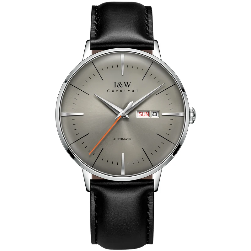 Montre homme Роскошная брендовая я & W Мода автоматические механические часы для мужчин