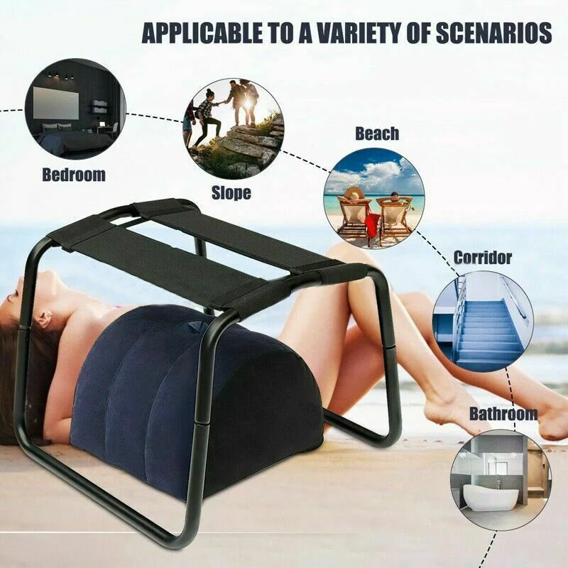 

TOUGHAGE Weightless Sex Aid Bouncer Inflatable Pillow Chair Love Position Stool Bouncer Elastic Seat Sex Toys For Couples