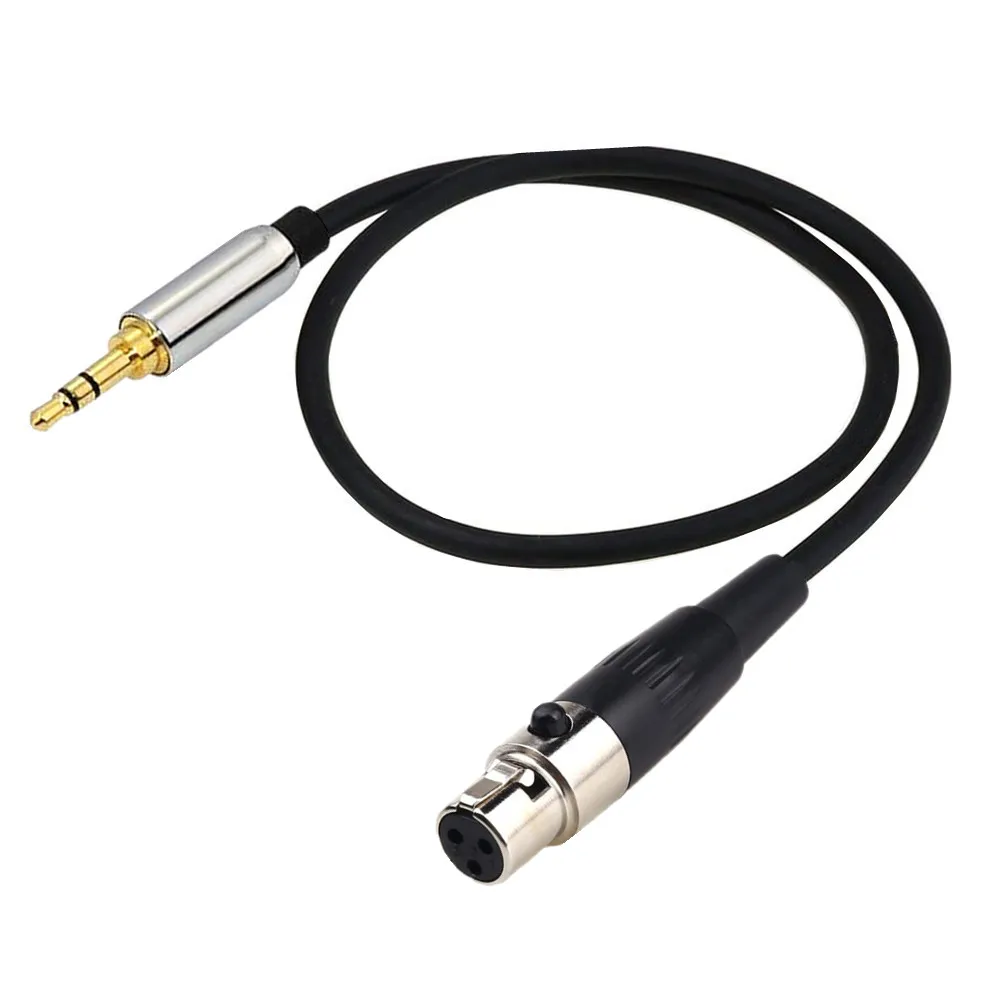 3 5 мм стерео аудио разъем для мини XLR Женский кабель 1/8 дюйма TRS to 3-pin Mini аудиокабель