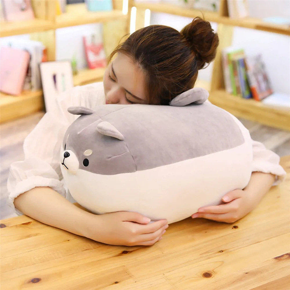 

New 40cm Cute Shiba Inu Dog Plush Toy Stuffed Soft Animal Corgi Chai Pillow Christmas Gift for Kids Kawaii Valentine Present
