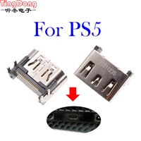 10pcs brand new hd interface for ps5 hdmi compatible port socket interface for sony play station 5 connector games accessories