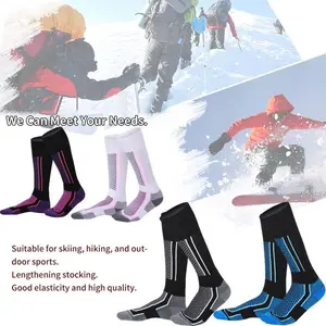 1 пара, зимние теплые мужские термоноски, толстые хлопковые спортивные носки для сноуборда и лыж SWD889