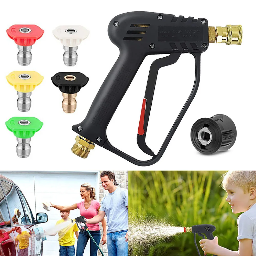 

New Durable High Pressure Washer Gun for Car Cleaning Quick Release for Karcher Nilfisk Bosch Black&Decker Car Washer