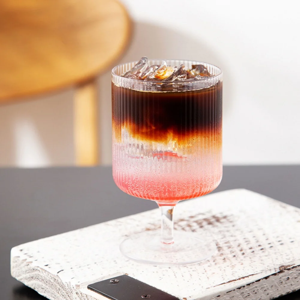 

Simple Cocktail Glass Goblet Dessert Cup Transparent Glass Cup Ice Cream Juice Bowl Cold Dish Bowls Glass Water Bottle